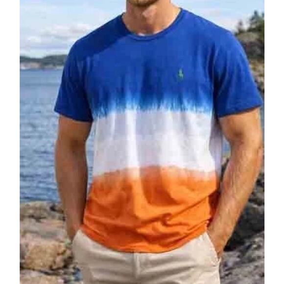 Ralph Lauren Other - NWT Polo Ralph Lauren M Classic Fit Tie Dye Tee Blue White Orange Logo